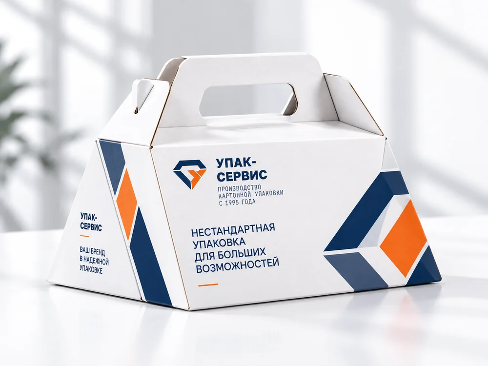 Нестандартная брендированная упаковка из картона