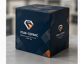 Брендированная коробка «Упак-Сервис» с печатью