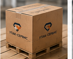 Транспортный гофрокороб на паллете